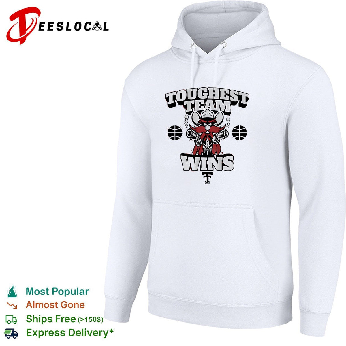 Texas Tech Red Raiders Toughest Team Wins The Masked Rider Basketball shirt Unisex