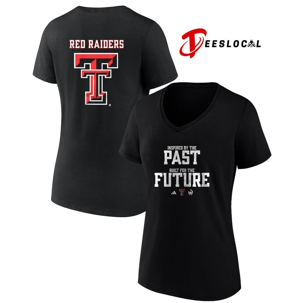 Texas Tech Red Raiders inspired by the past built for the future logo shirt Unisex