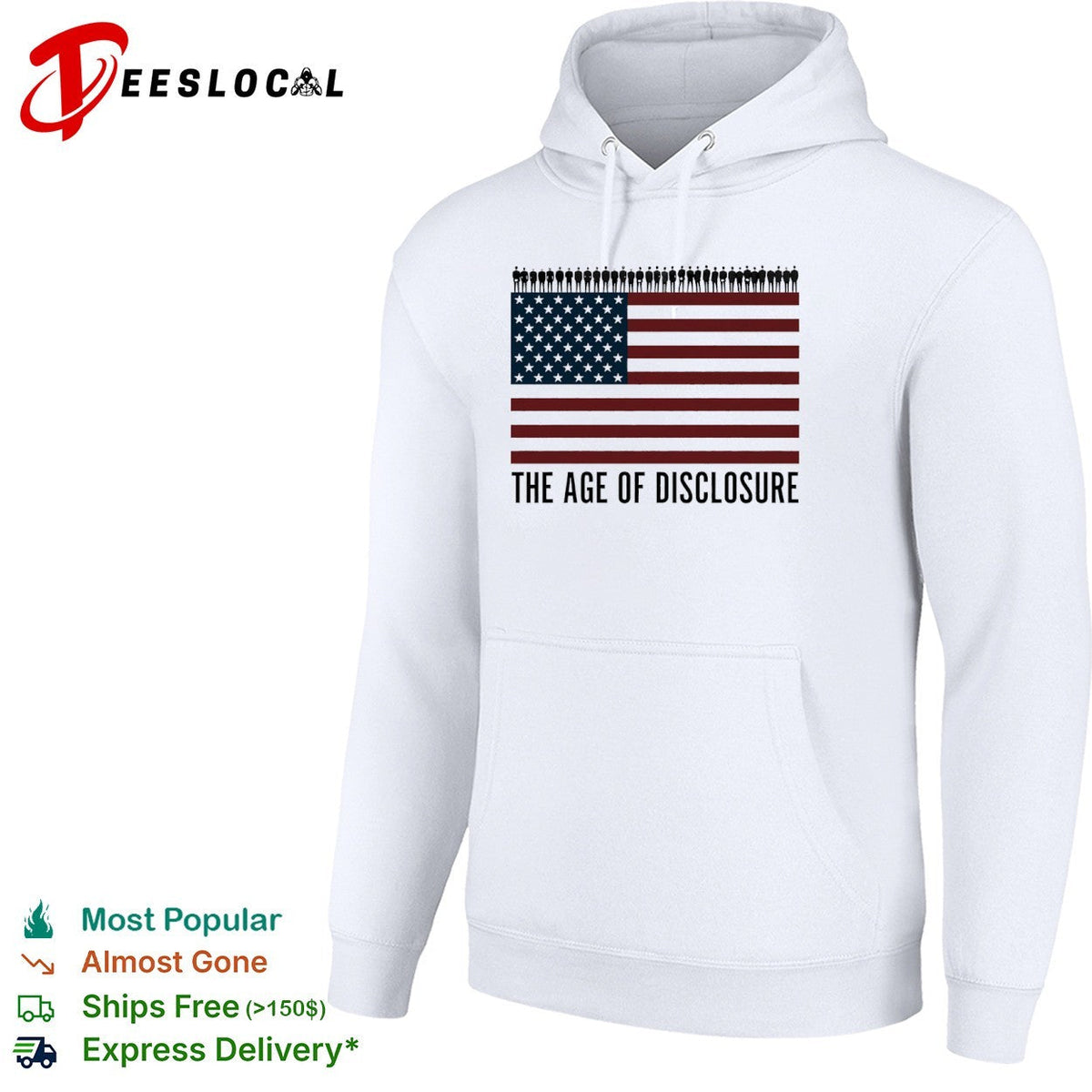 The Age of Disclosure American Flag shirt Unisex