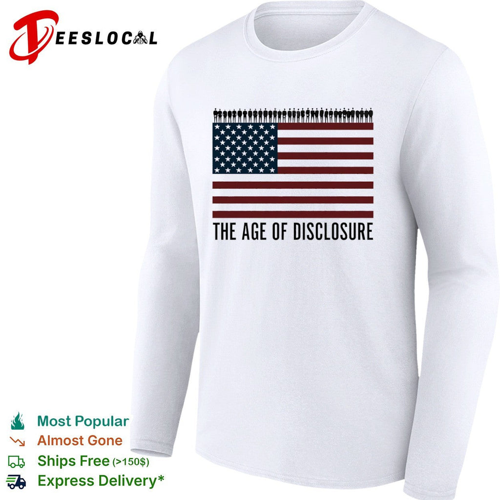 The Age of Disclosure American Flag shirt Unisex