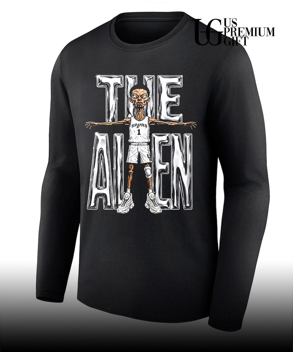 The Alien Victor Wembanyama San Antonio Spurs NBA 2026 shirt Unisex