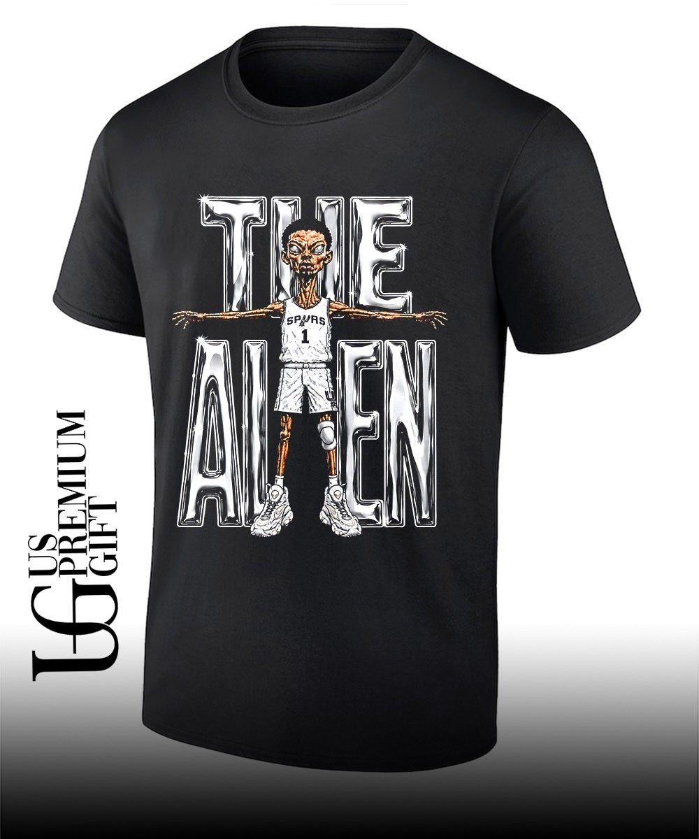 The Alien Victor Wembanyama San Antonio Spurs NBA 2026 shirt Unisex