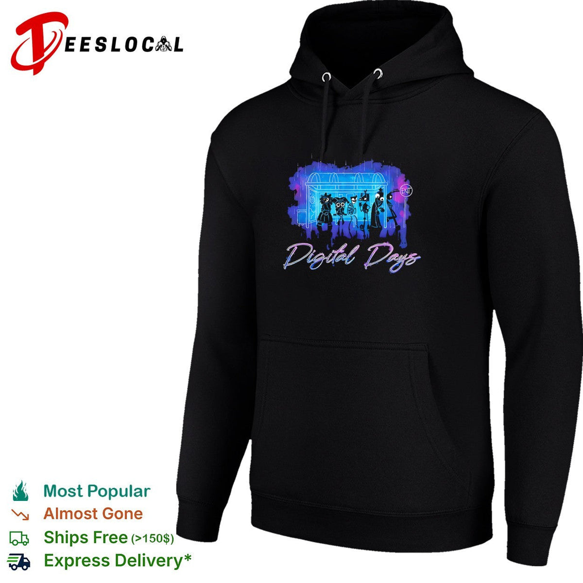 The Amazing Digital Circus Digital Days Characters Pomni Ragatha Jax Gangle shirt Unisex
