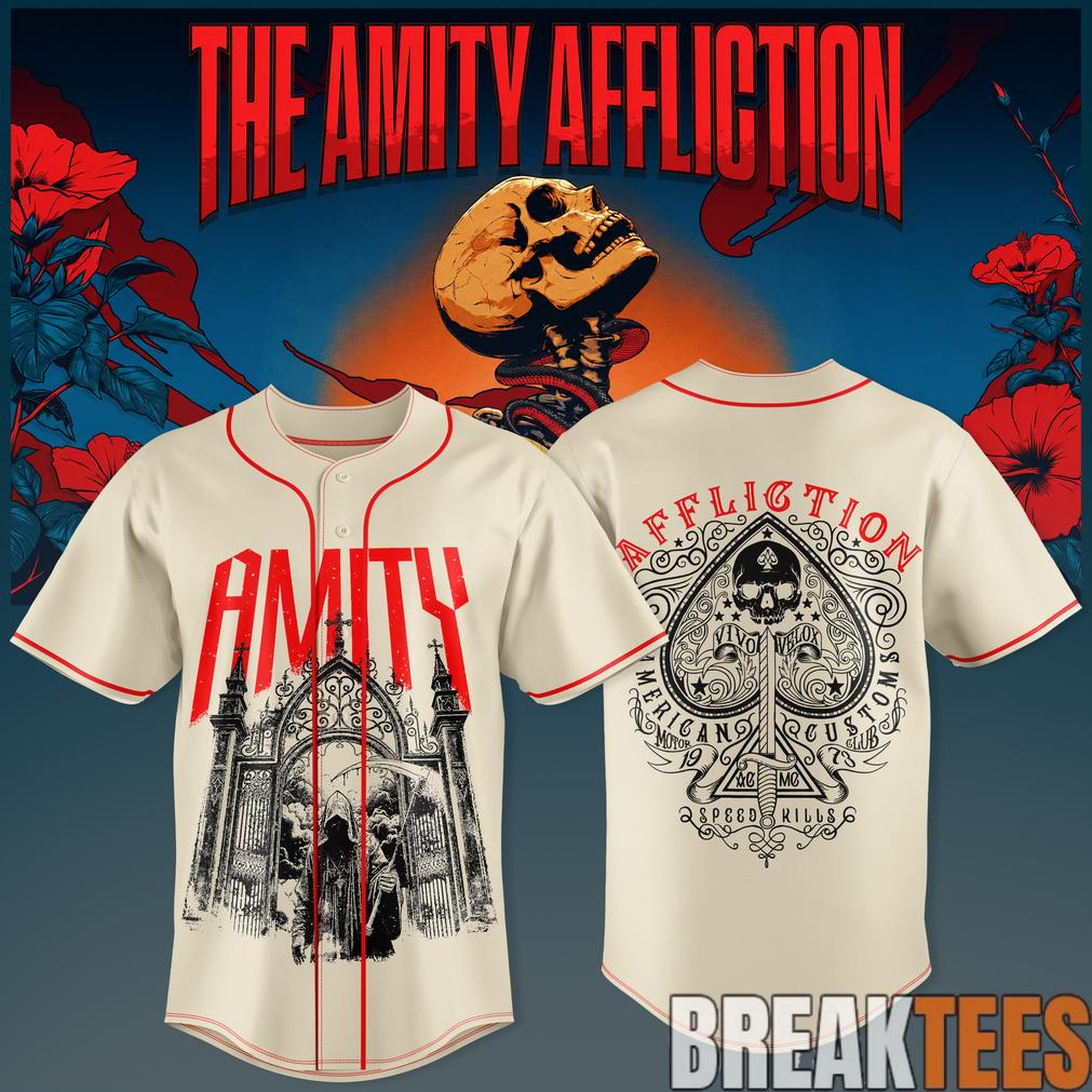 The Amity Affliction Legacy Special Baseball Jersey Unisex