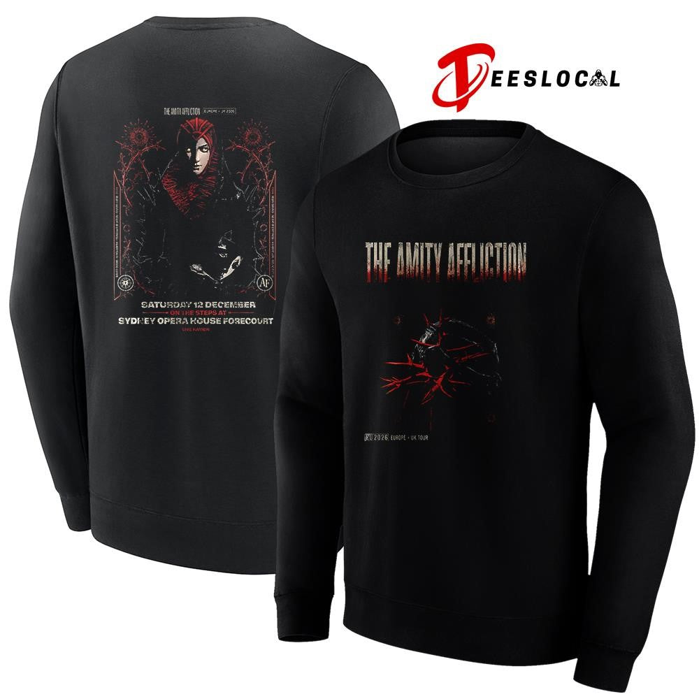 The Amity affliction Europe and UK tour graphic shirt Unisex