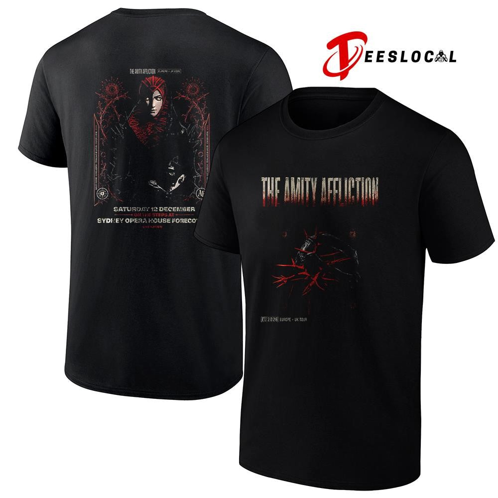 The Amity affliction Europe and UK tour graphic shirt Unisex