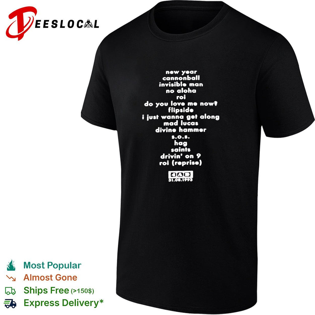 The Breeders Last Splash Tracklist New Year Cannonball Invisible Man Shirt Unisex