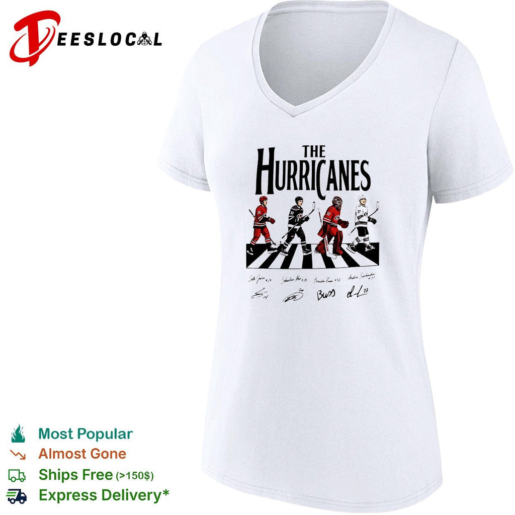 The Carolina Hurricanes road on crosswalk signature shirt Unisex