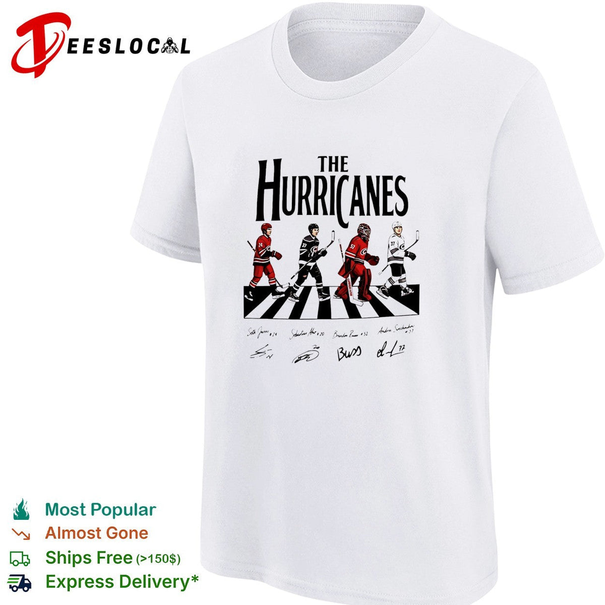 The Carolina Hurricanes road on crosswalk signature shirt Unisex