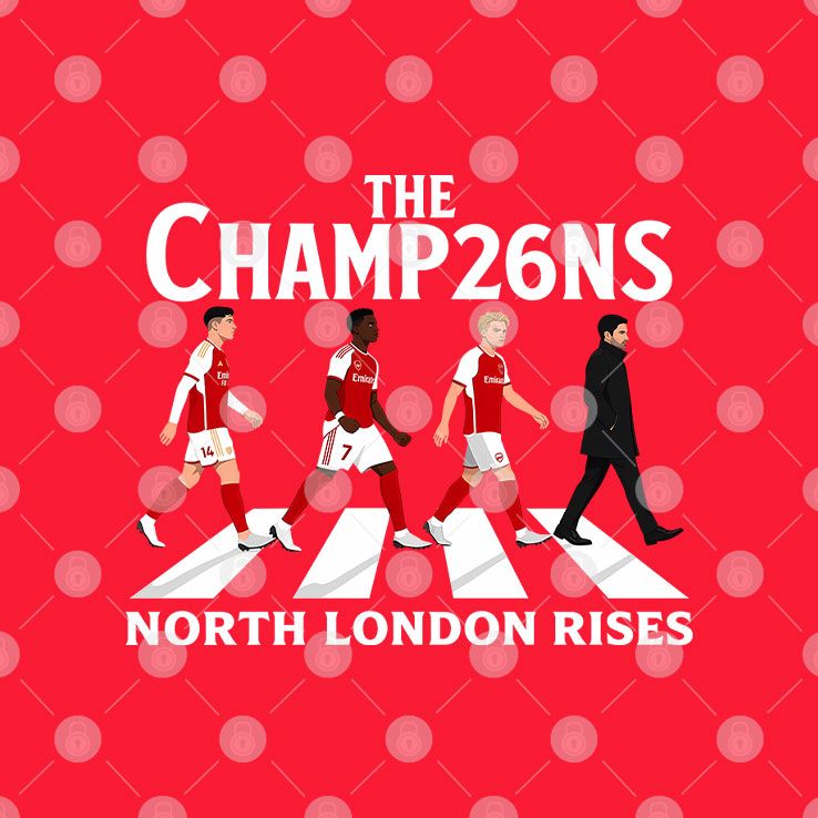 The Champ26ns North London Rises Arsenal Champions Shirt Unisex