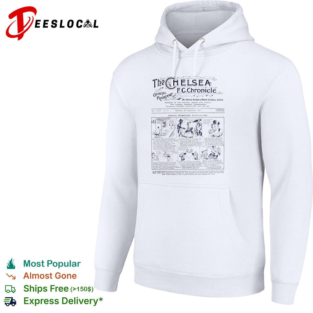 The Chelsea FC Chronicle 1930 Percys Promotion Football shirt Unisex
