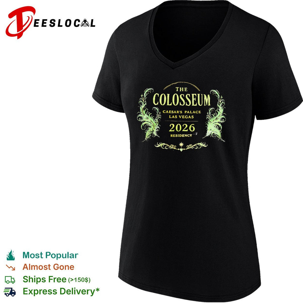 The Colosseum Caesars Palace Las Vegas 2026 Residency concert tour fan souvenir shirt Unisex