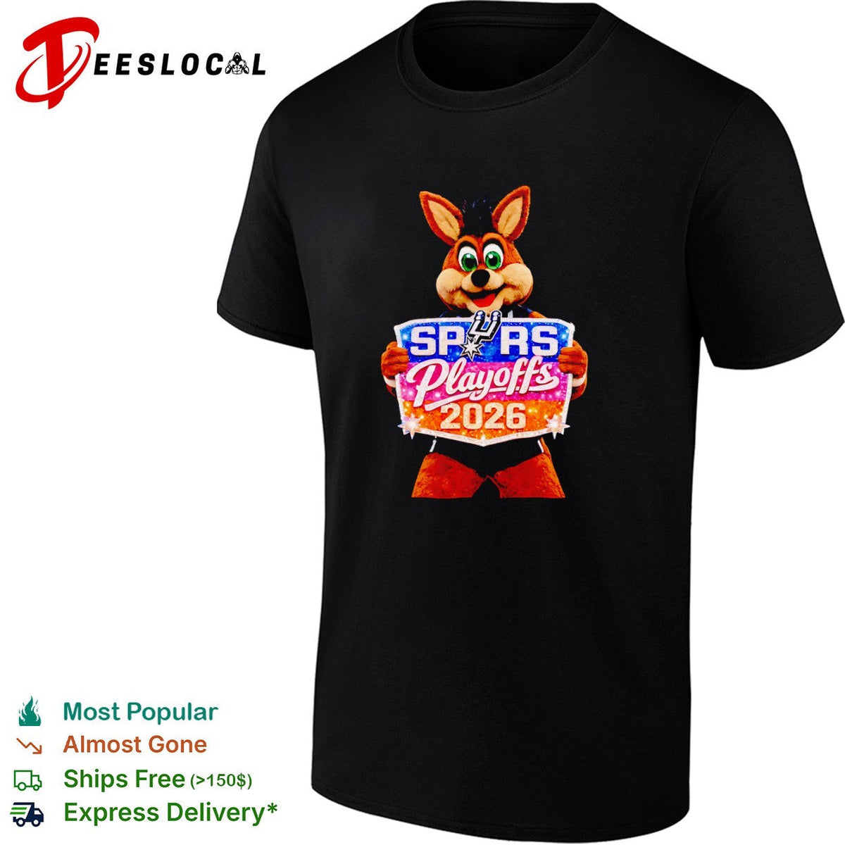 The Coyote San Antonio Spurs Playoffs 2026 shirt Unisex