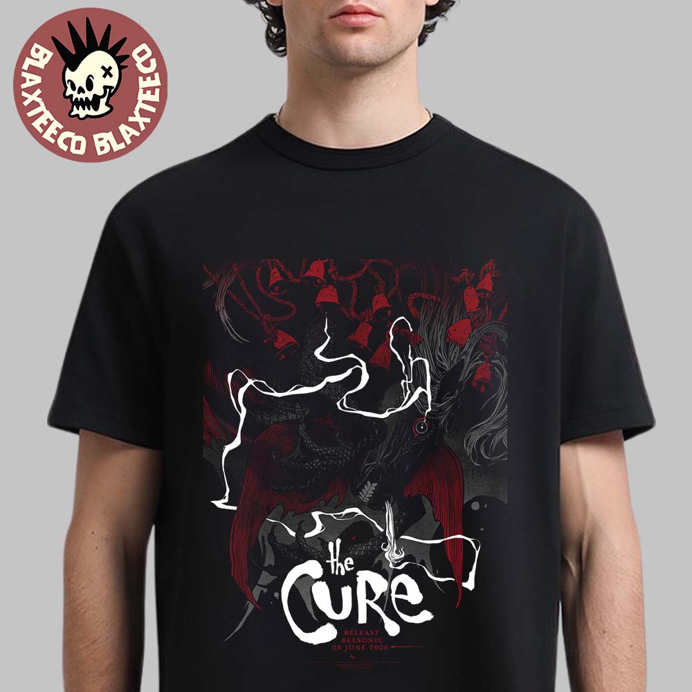 The Cure Belfast UK 2026 Event Tee At Belsonic On 28 June 2026 Unisex