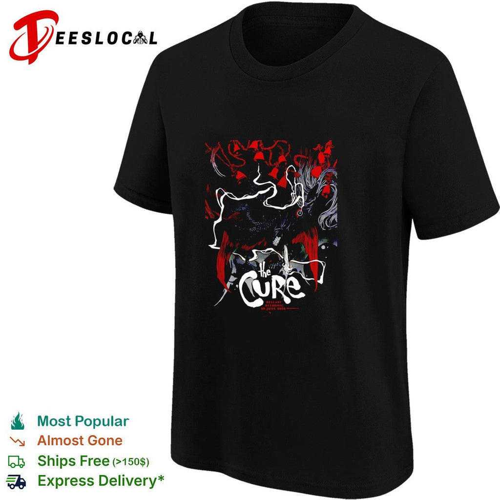 The Cure Belfast UK at Belsonic On 28 June 2026 shirt Unisex