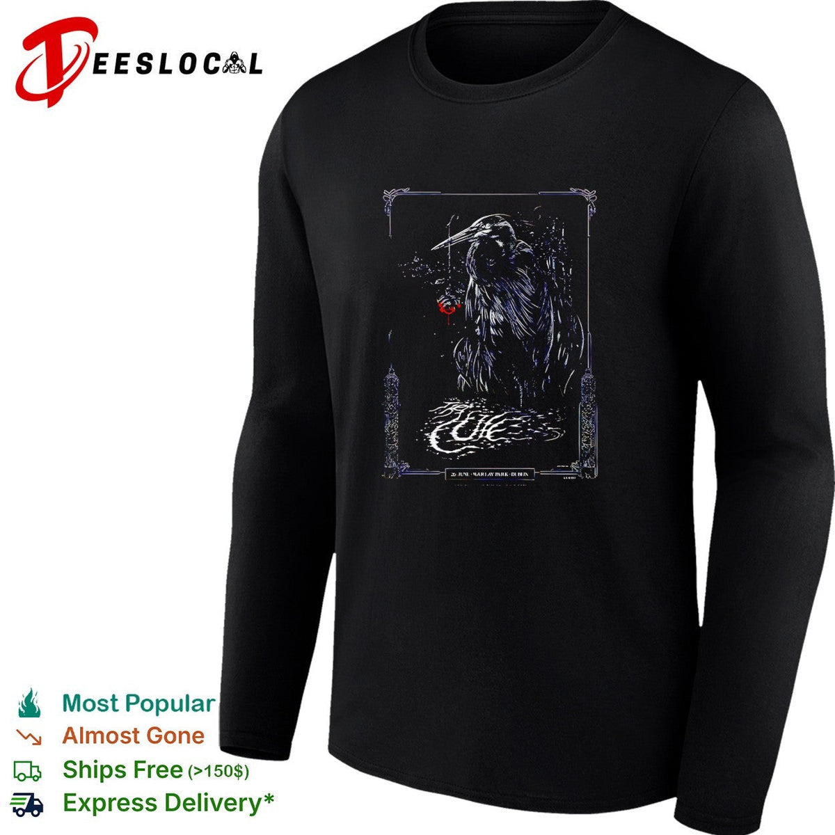 The Cure Dublin Ireland 2026 At Marlay Park On 26 June 2026 shirt Unisex