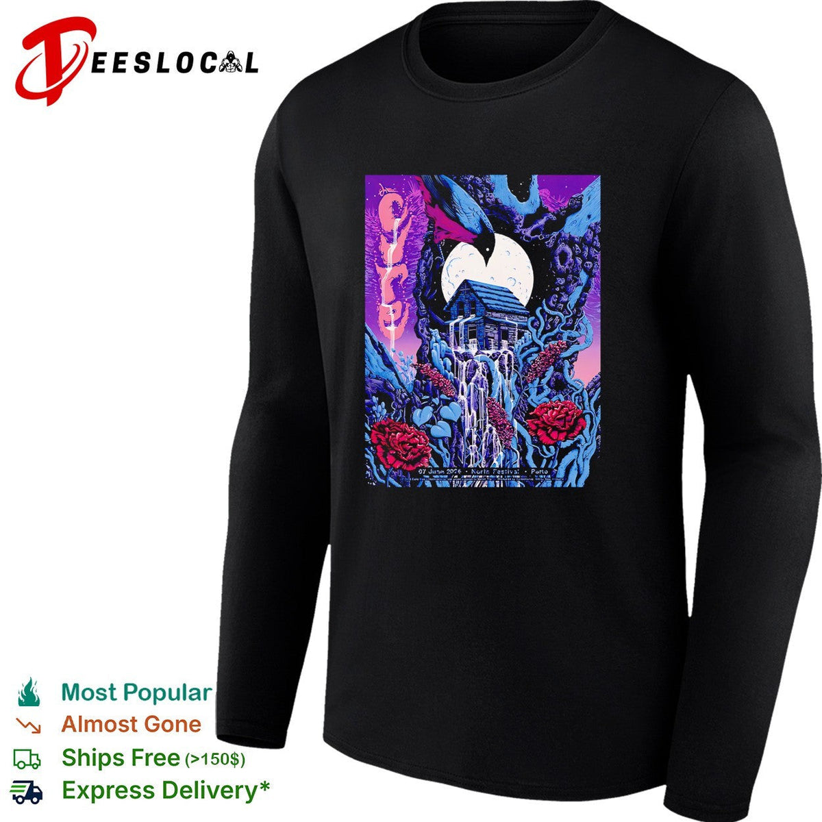 The Cure North Festival 2026 Headline Event In Porto Portugal On 7 June 2026 shirt Unisex