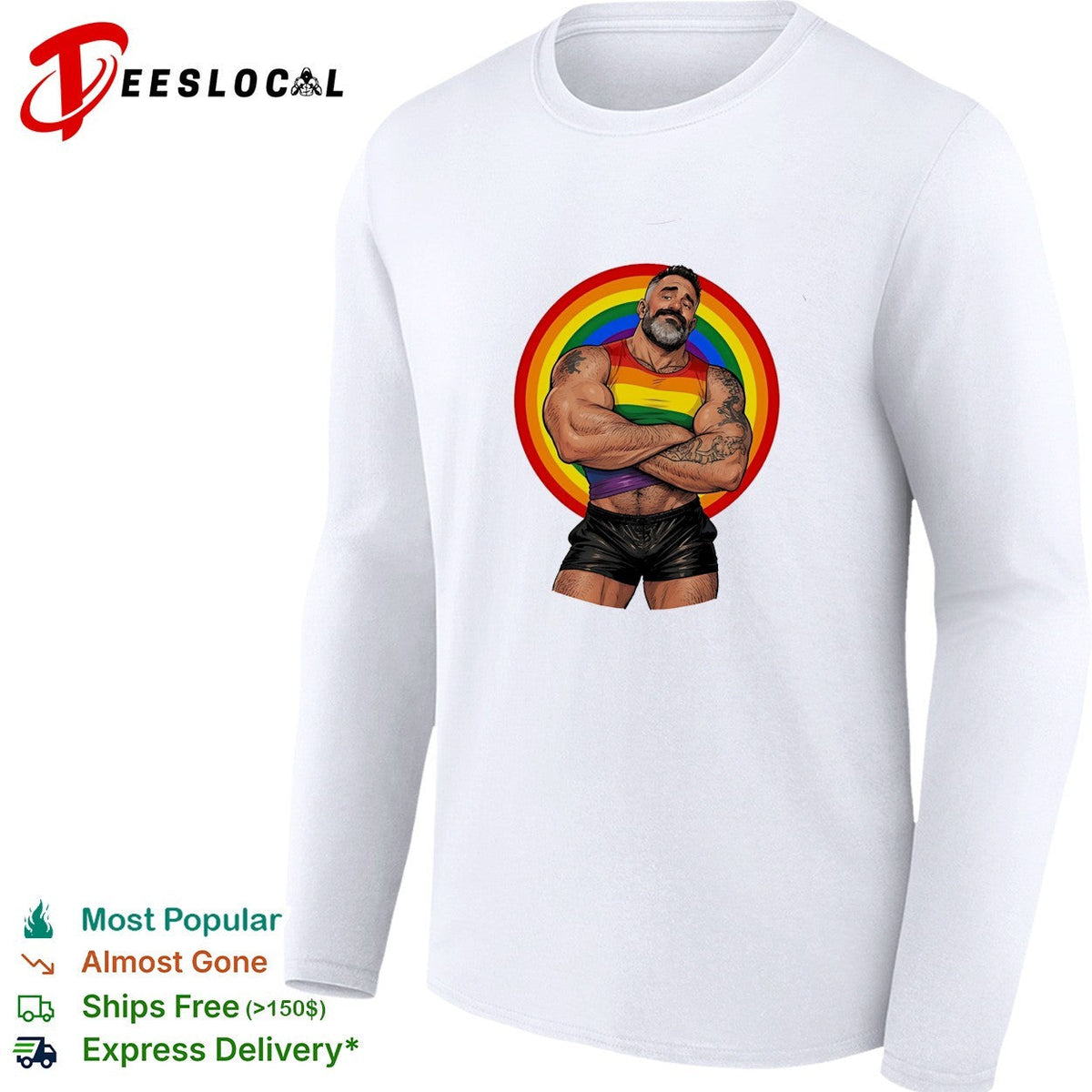 The Daddy Bureau Wowyco Rainbow Gay pride shirt Unisex