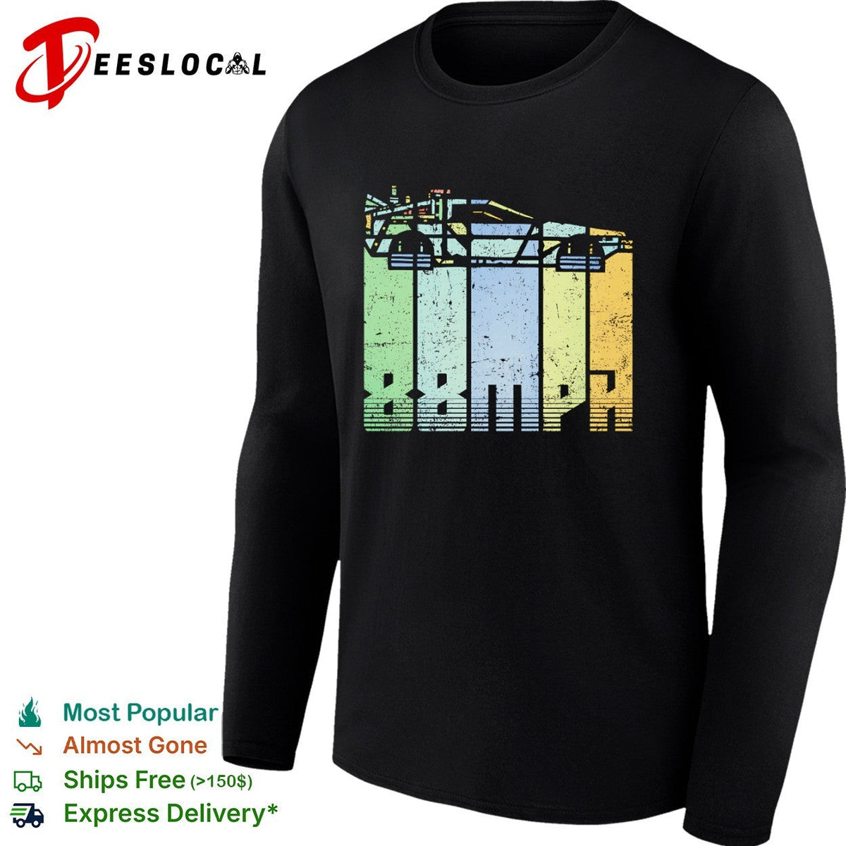 The DeLorean from Back to the Future shirt Unisex