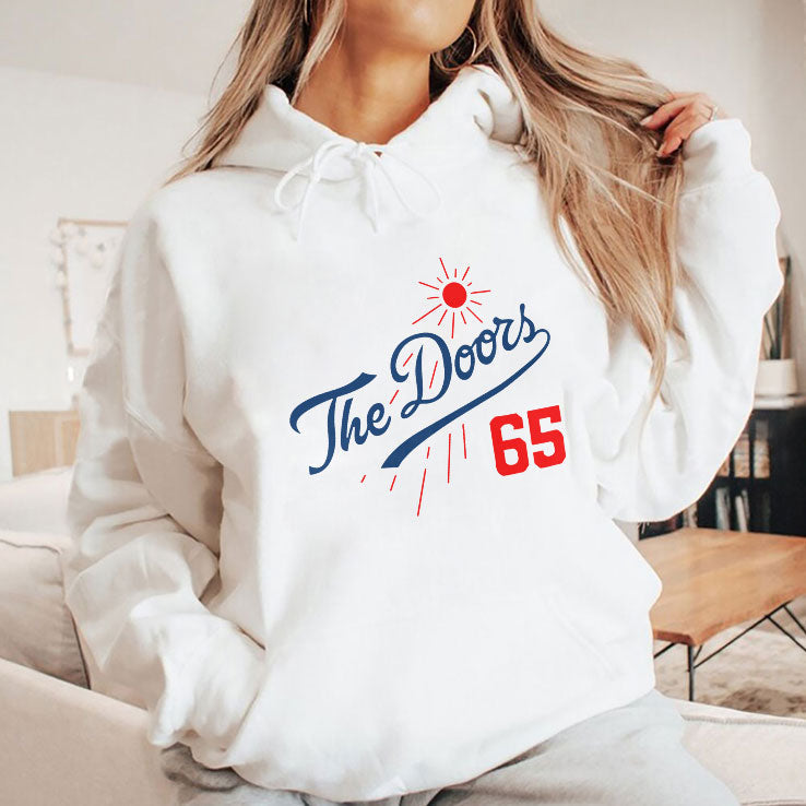 The Doors Summer Baseball 65 Los Angeles Dodgers T Shirt Unisex