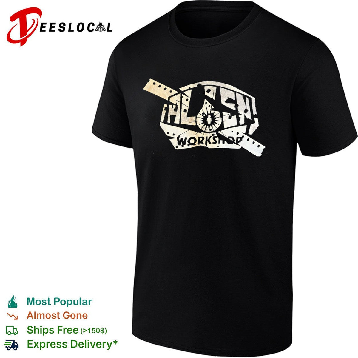 The Film Workshop film strip shirt Unisex