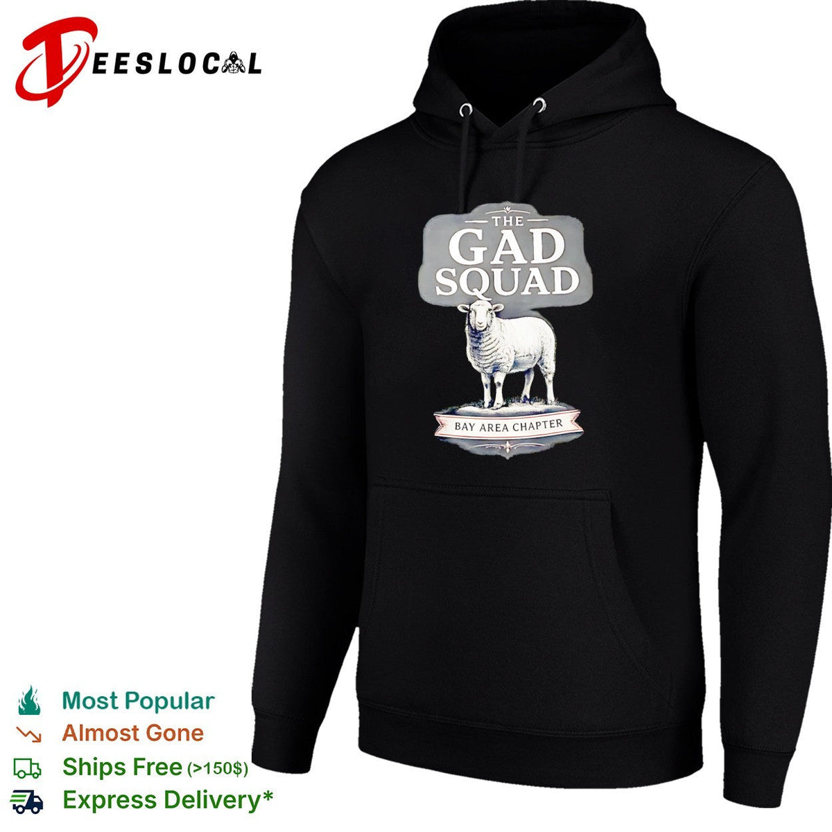 The Gad Squad Bay Area Chapter Sheep shirt Unisex