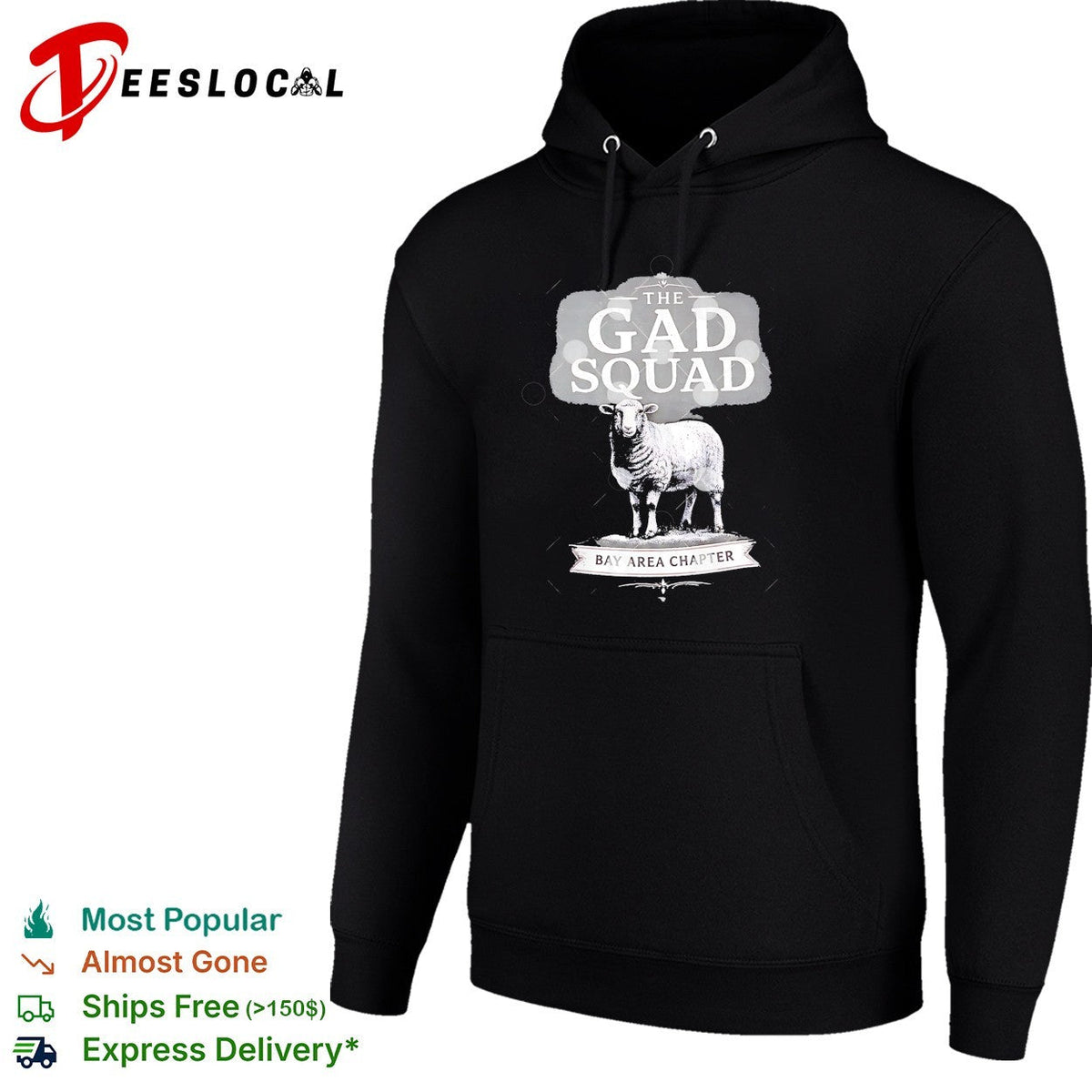 The Gad Squad Bay Area Chapter sheep vintage engraving badge art shirt Unisex