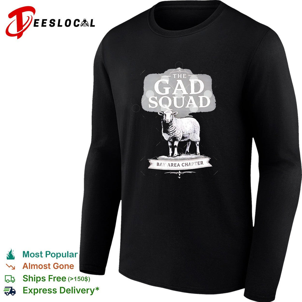 The Gad Squad Bay Area Chapter sheep vintage engraving badge art shirt Unisex
