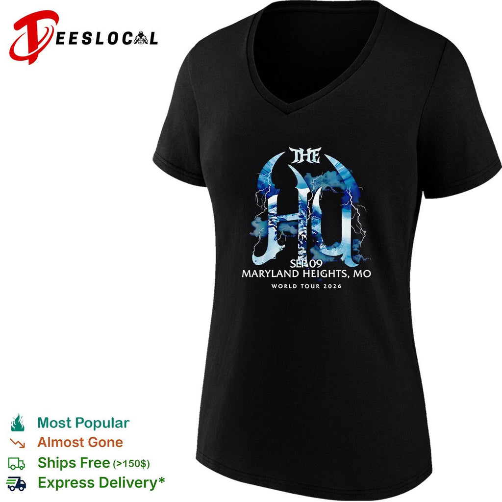 The HQ sep 09 Maryland Heights MO world tour 2026 tour event concert band shirt Unisex