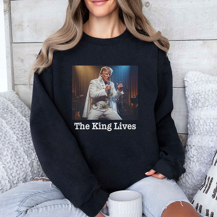 The King Lives Trump Trump Elvis Shirt Unisex