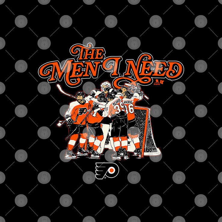 The Men I Need Hockey Philadelphia Flyers Hockey T Shirt Unisex