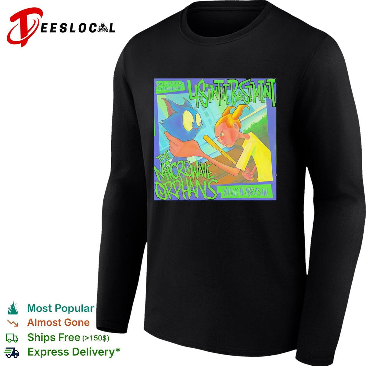 The Microwave Orphans Young n Abrasive 48 in the Basement shirt Unisex