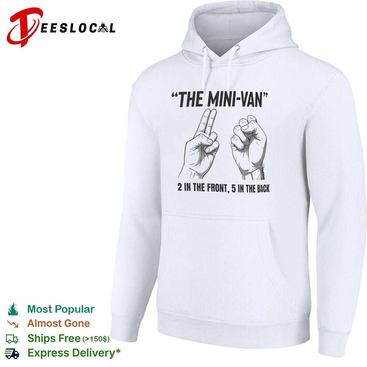 The Mini-van 2 in the front 5 in the back adult humor offensive comedy shirt Unisex