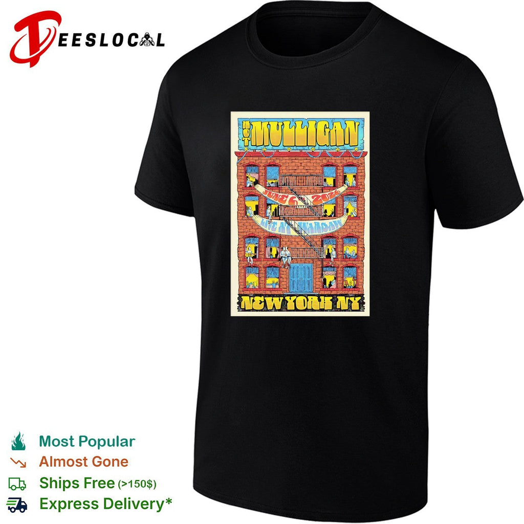 The Mulligan New York NY concert poster shirt Unisex