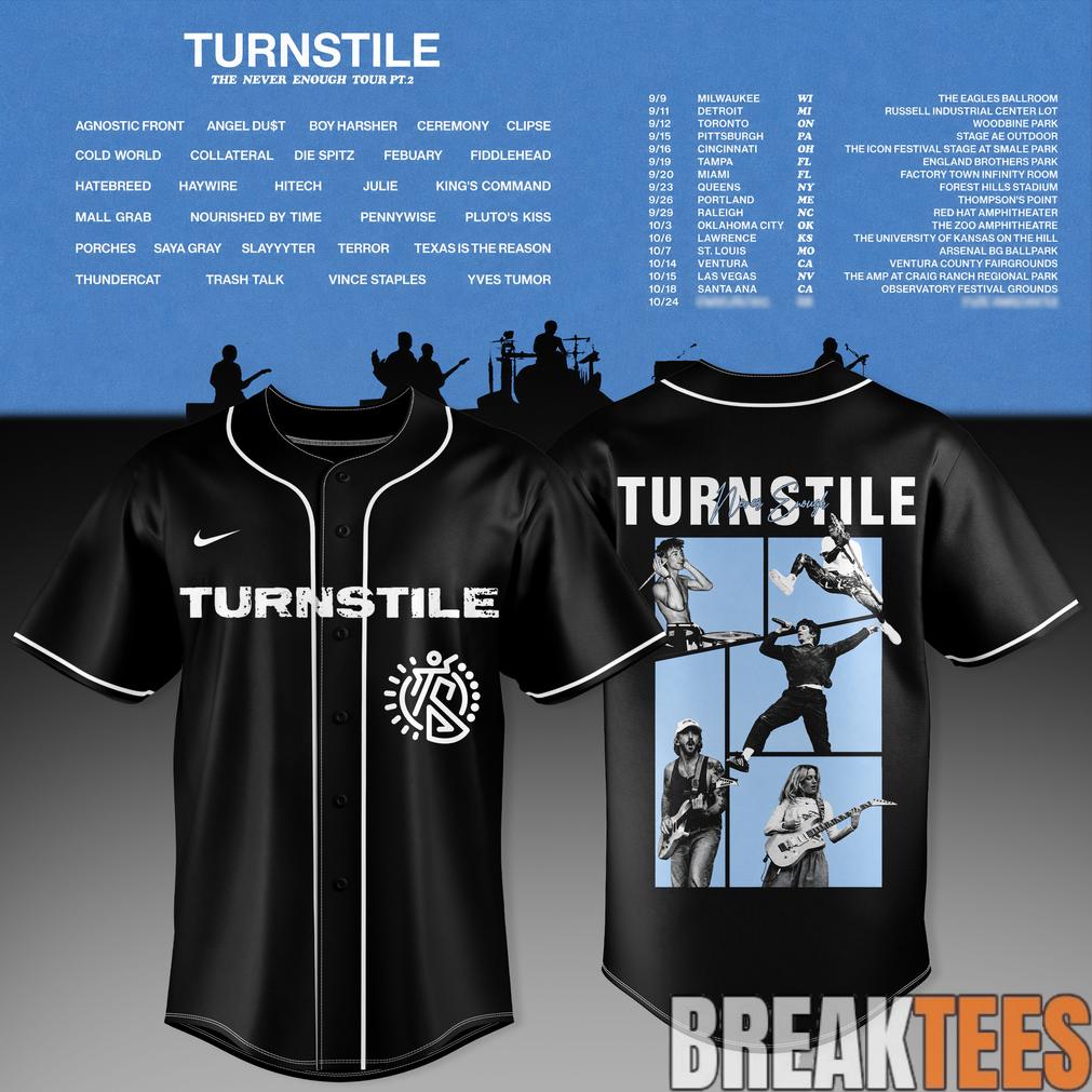 The Never Enough Tour Pt. 2 Baseball Jersey Unisex