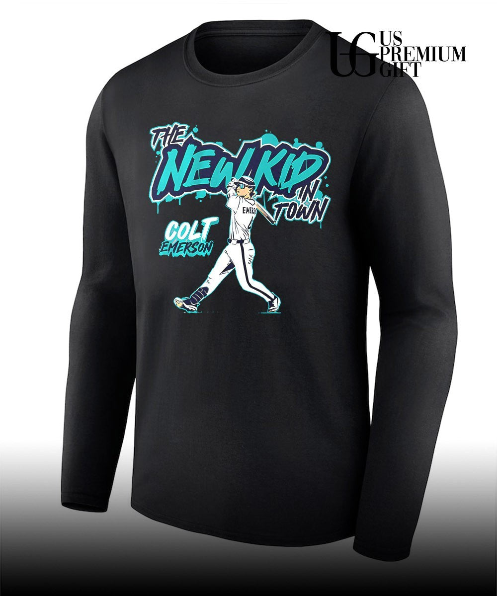 The New Kid In Town Colt Emerson Seattle Mariners baseball shirt Unisex
