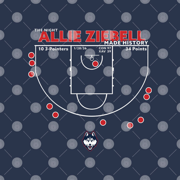 The Night Allie Ziebell Made History Basketball T Shirt Unisex