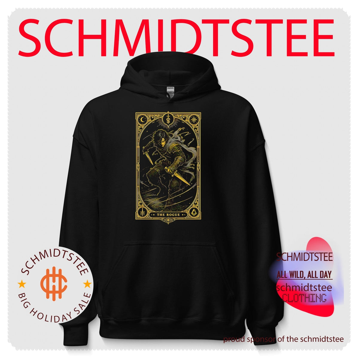 The Rogue Fantasy Tarot Card Dungeons and Dragons shirt Unisex