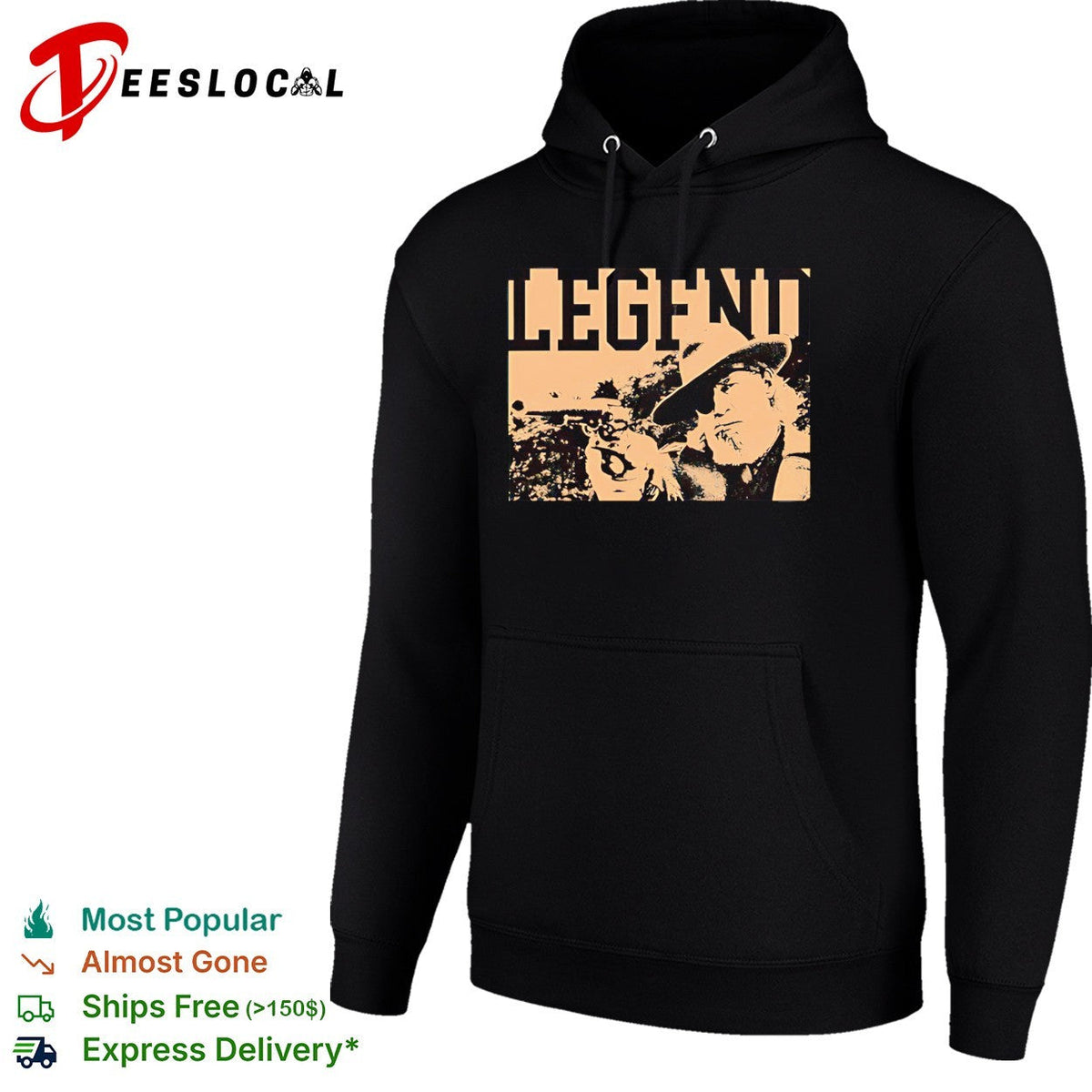 The Rooster Legend Marshal Reuben J. Cogburn vintage shirt Unisex