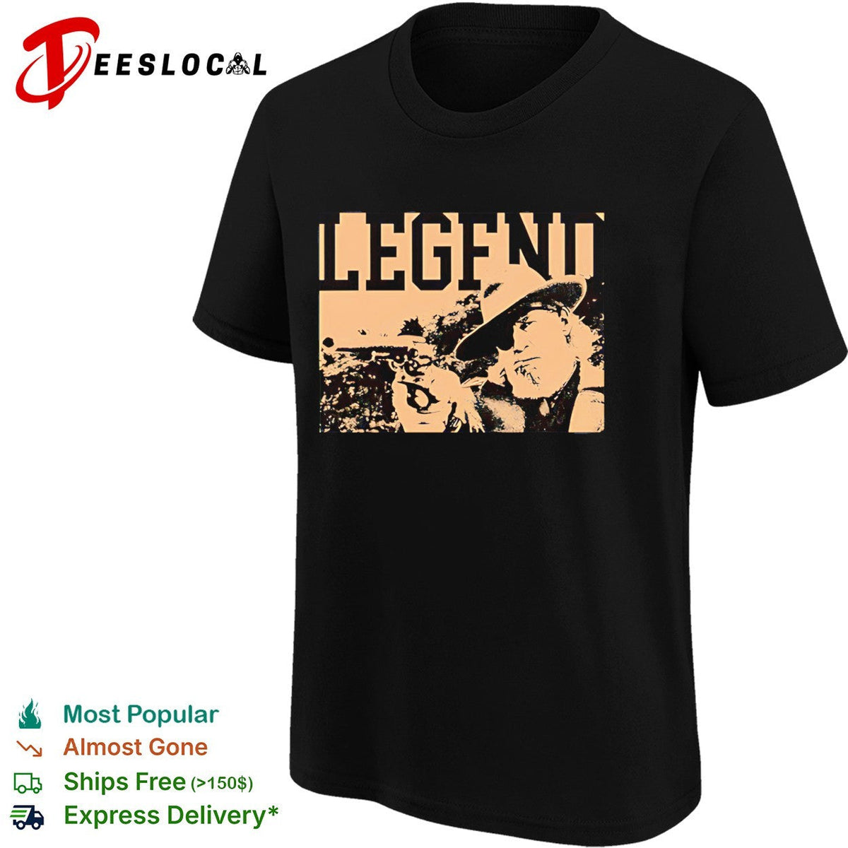 The Rooster Legend Marshal Reuben J. Cogburn vintage shirt Unisex