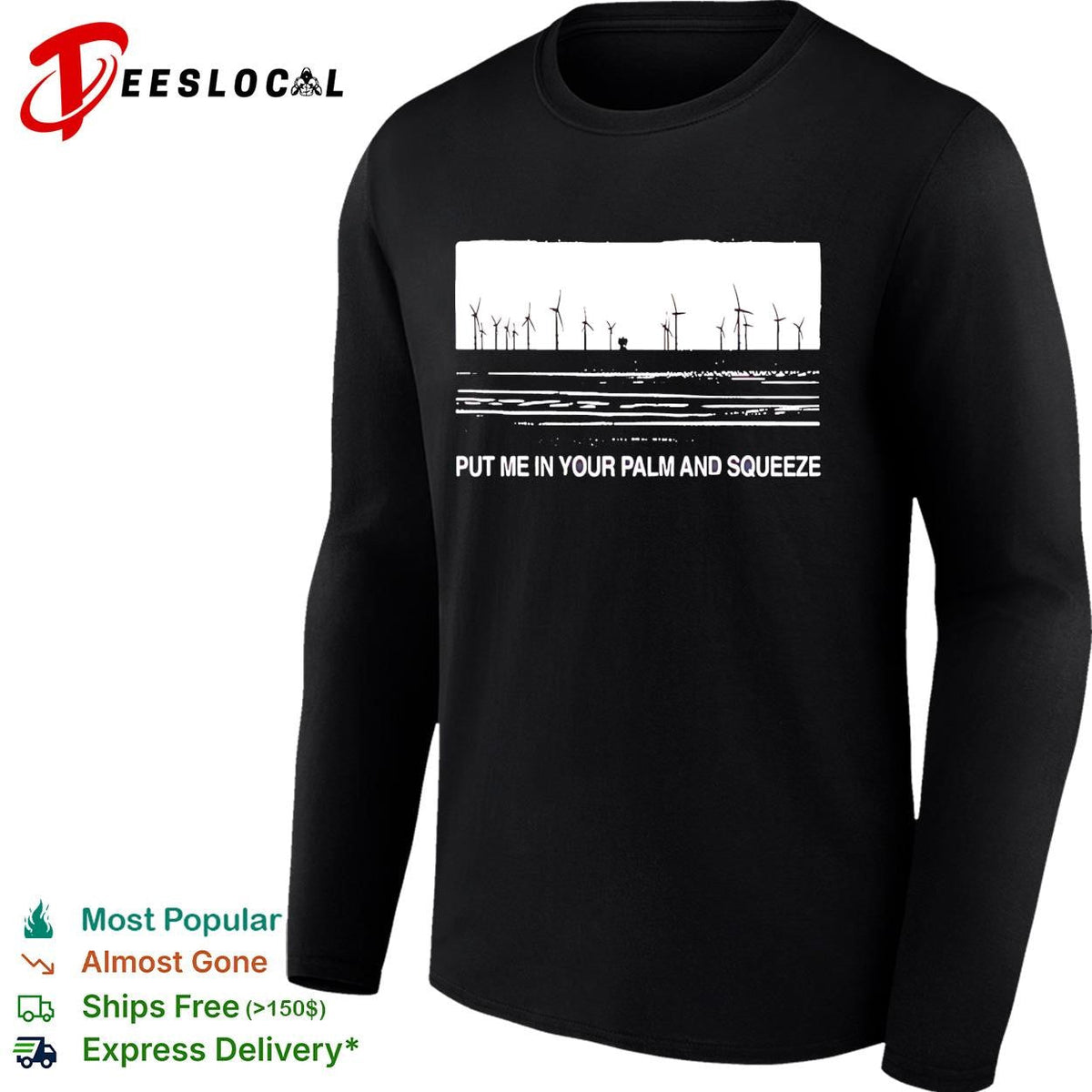 The Royston Club Put Me In Your Palm And Squeeze shirt Unisex