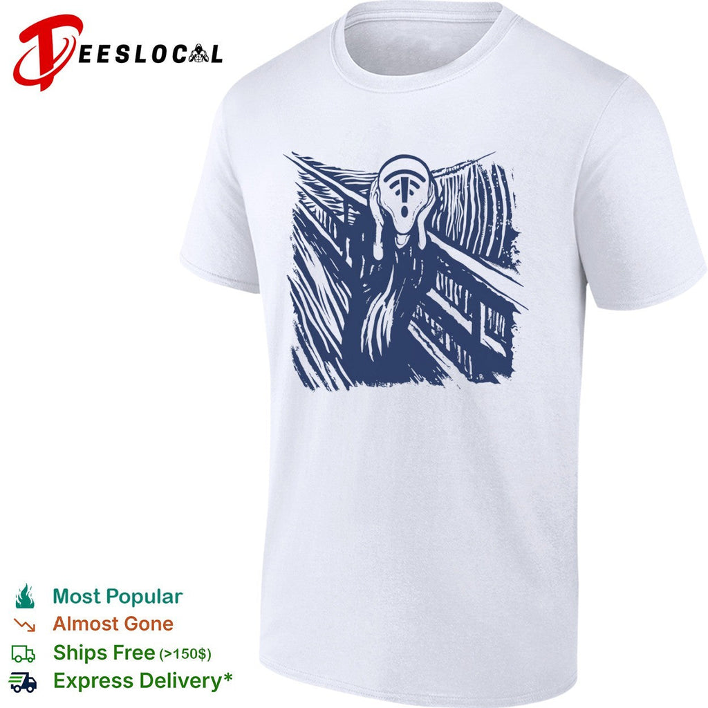 The Scream WiFi Signal Error Loss Connection shirt Unisex