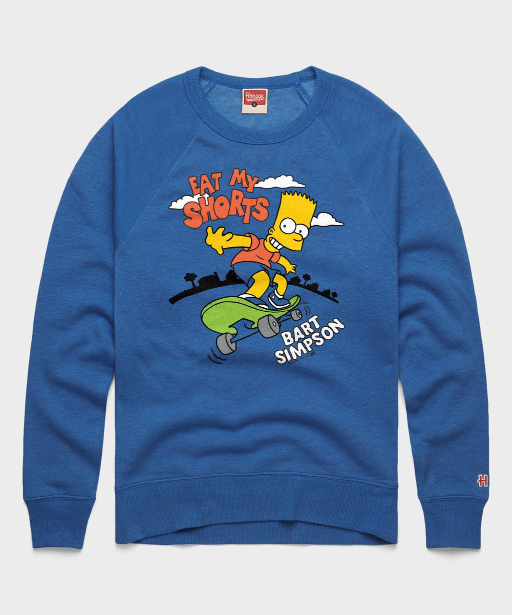The Simpsons Bart Simpson Eat My Shorts Crewneck Unisex