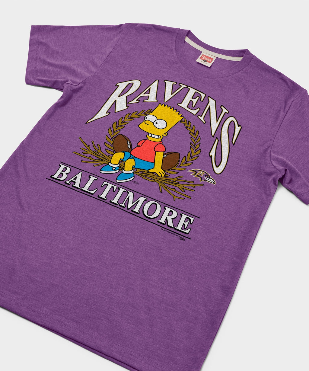 The Simpsons Bart x Baltimore Ravens Unisex