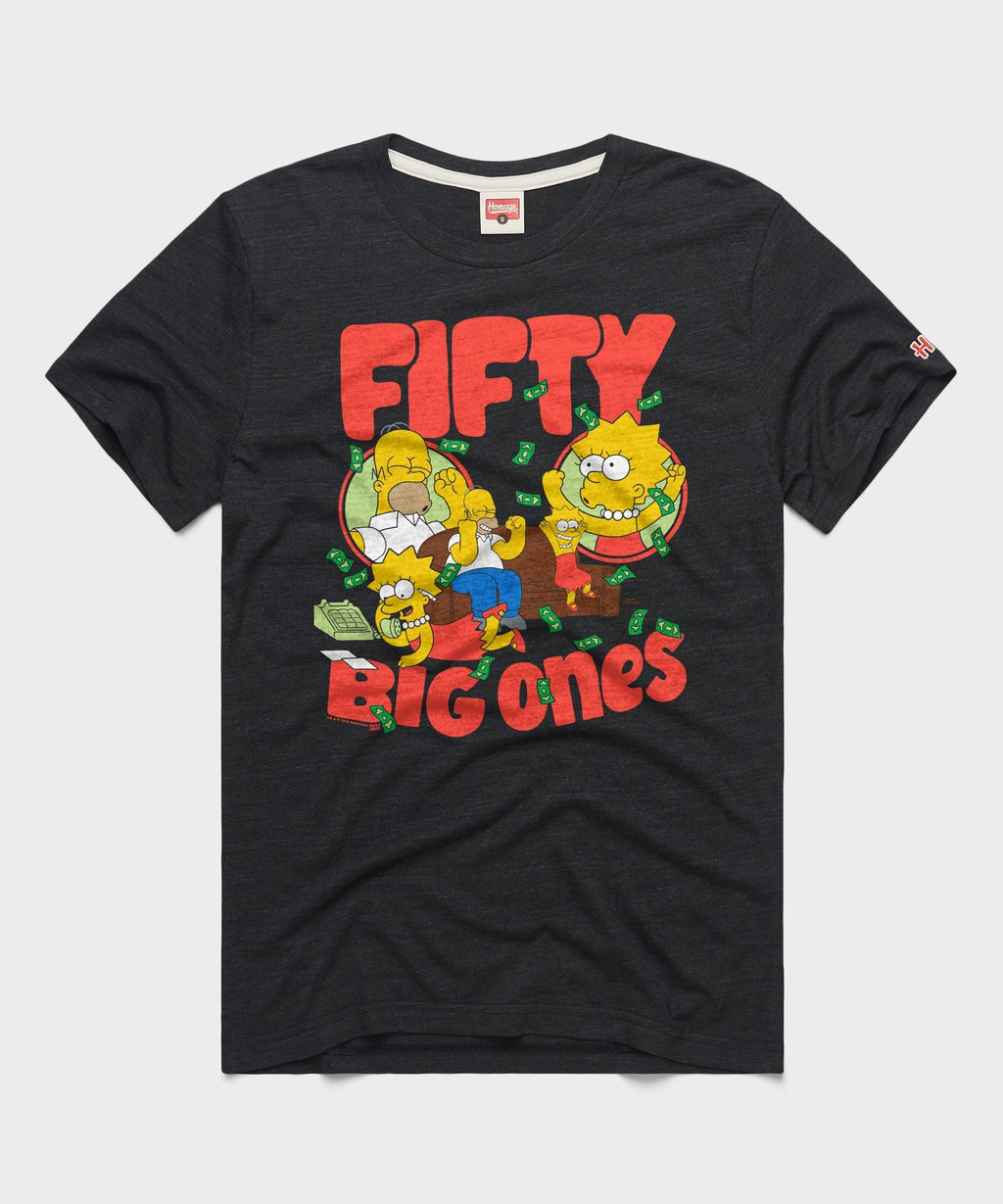 The Simpsons Fifty Big Ones Unisex