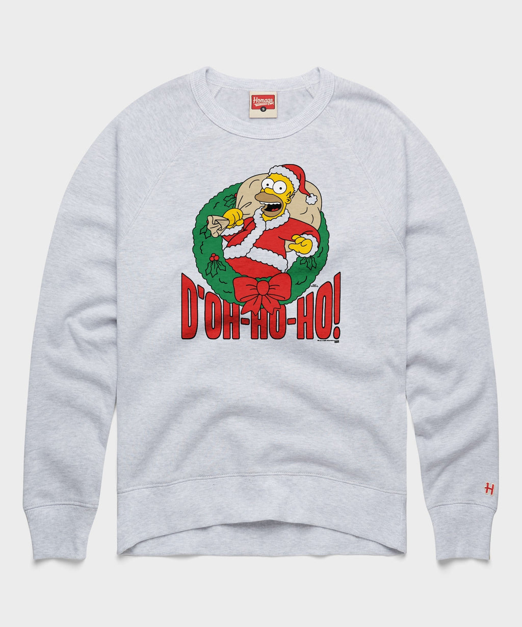 The Simpsons Homer D'oh-Ho-Ho Crewneck Unisex