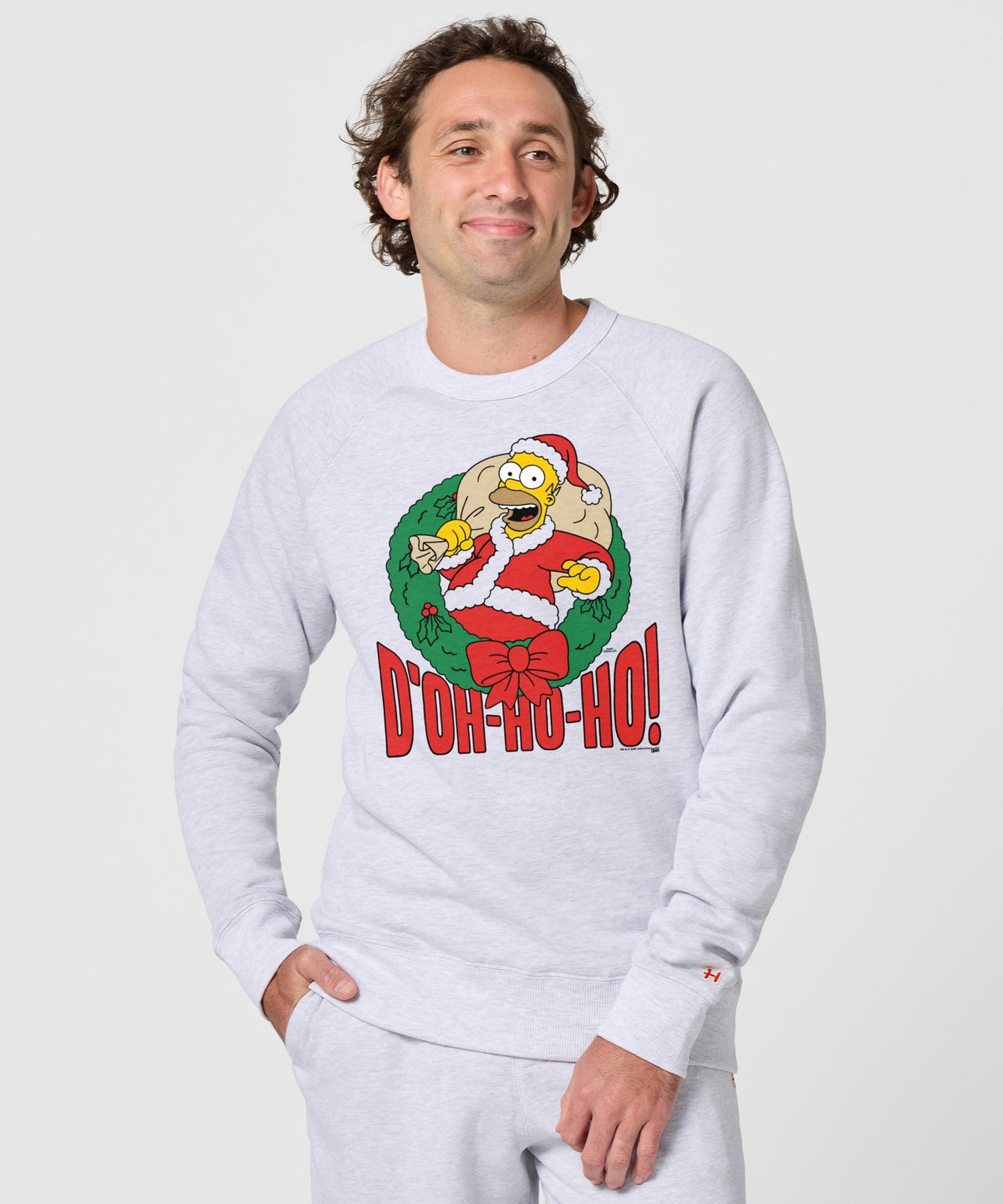 The Simpsons Homer D'oh-Ho-Ho Crewneck Unisex