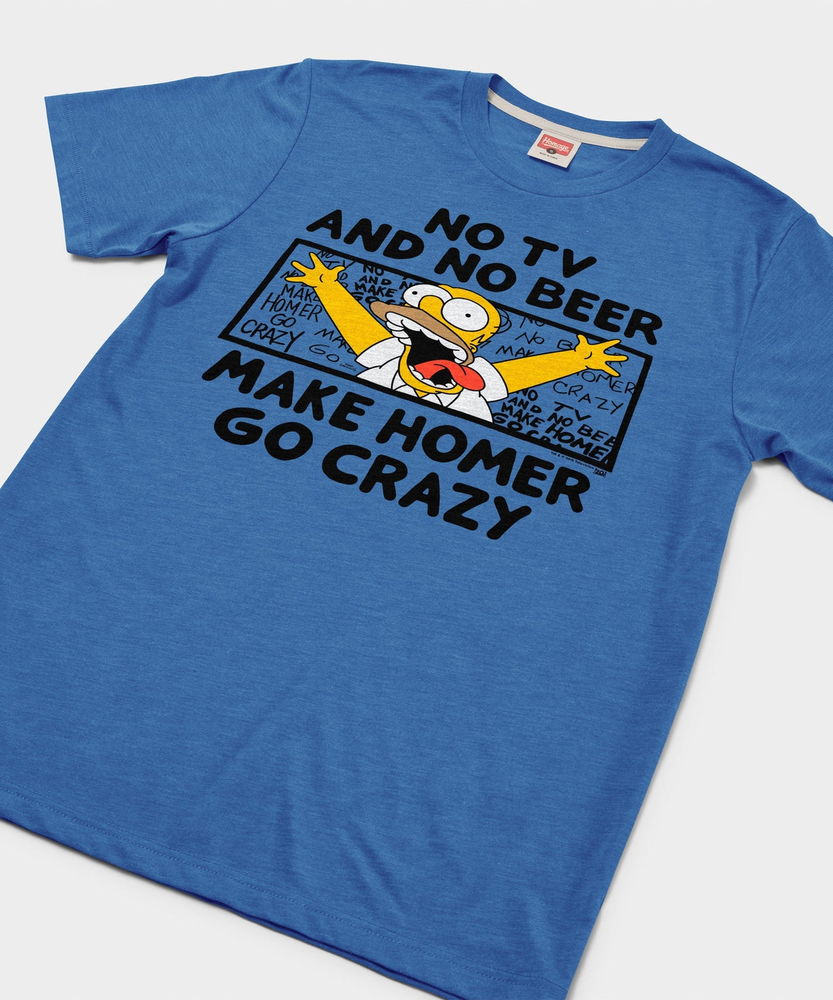 The Simpsons No TV And No Beer Makes Homer Go Crazy Unisex