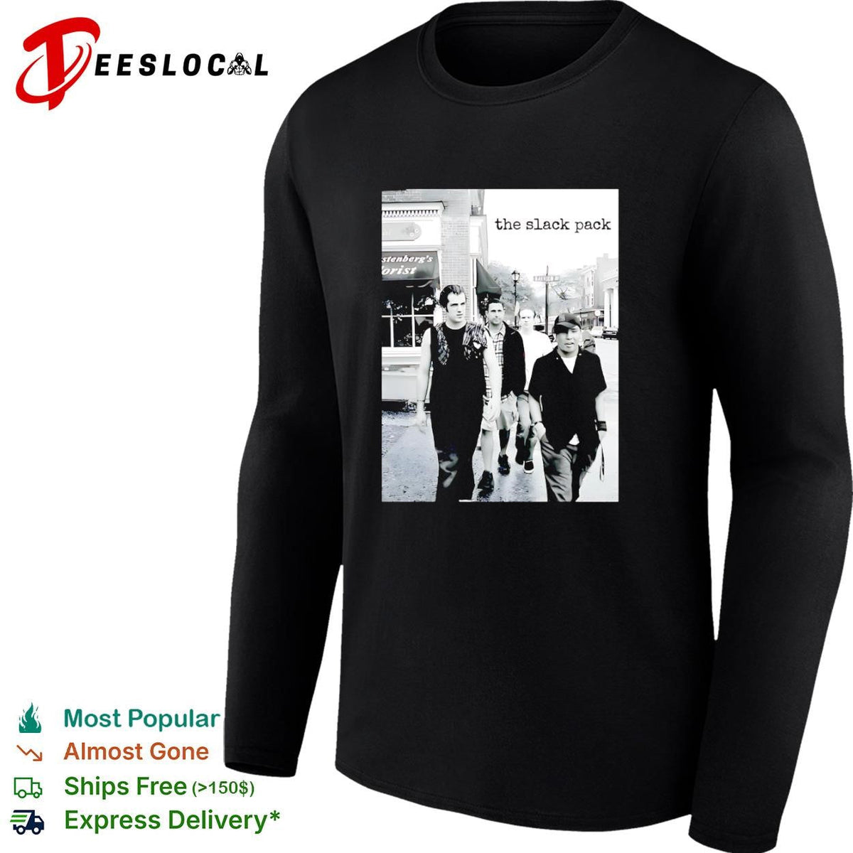 The Slack Pack vintage indie rock band walking photo shirt Unisex