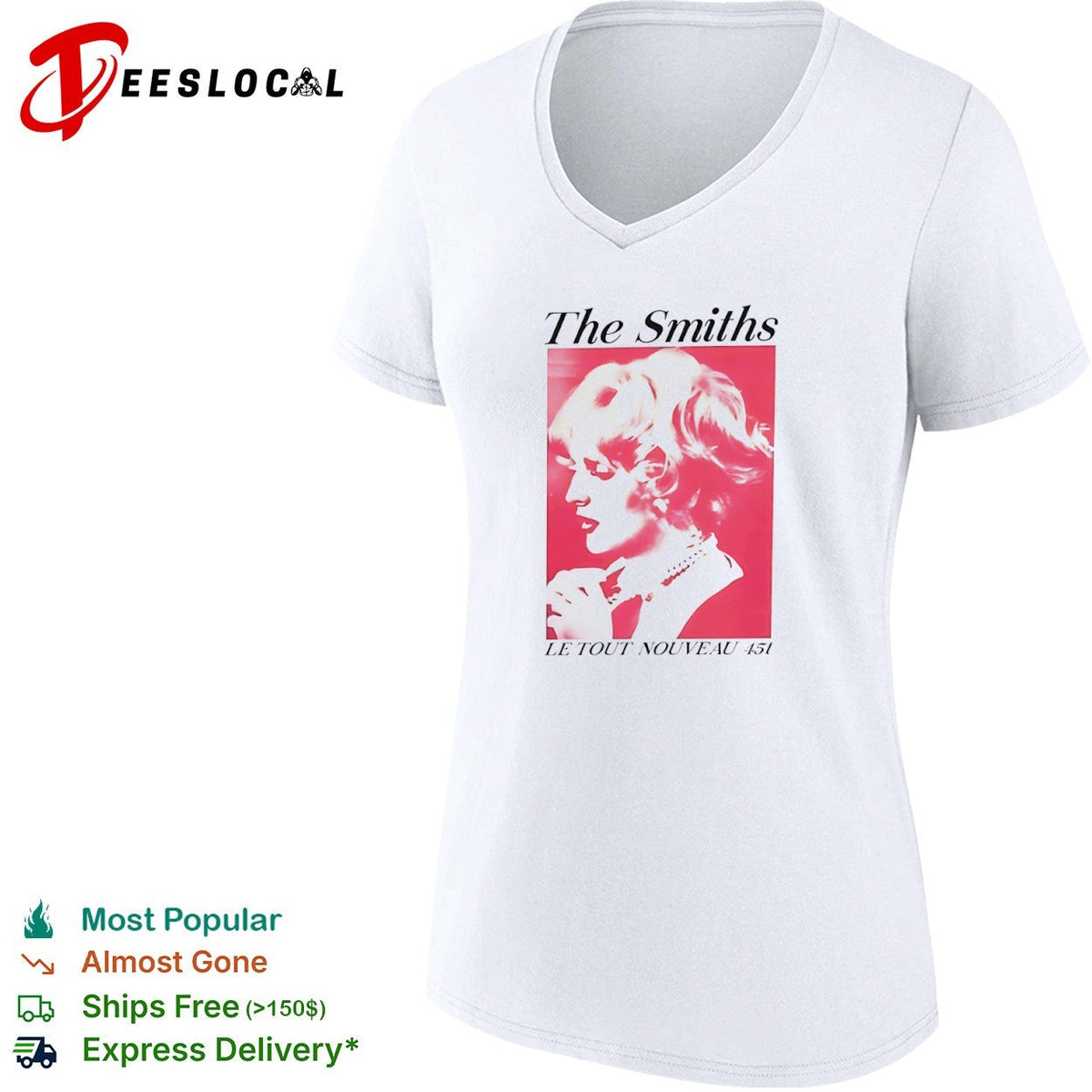 The Smiths Le Tout Nouveau 45t Jean Cocteau Portrait shirt Unisex